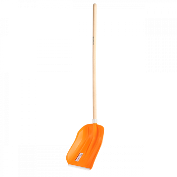 Plastik Zahire Küreği 130 cm Düz Saplı